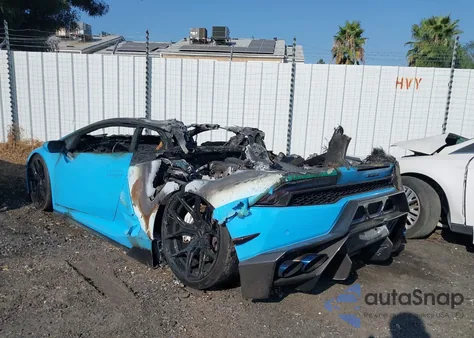 2017 Lamborghini Huracan Lp580-2 из США, поврежденный, VIN ZHWUC2ZF7HLA06751